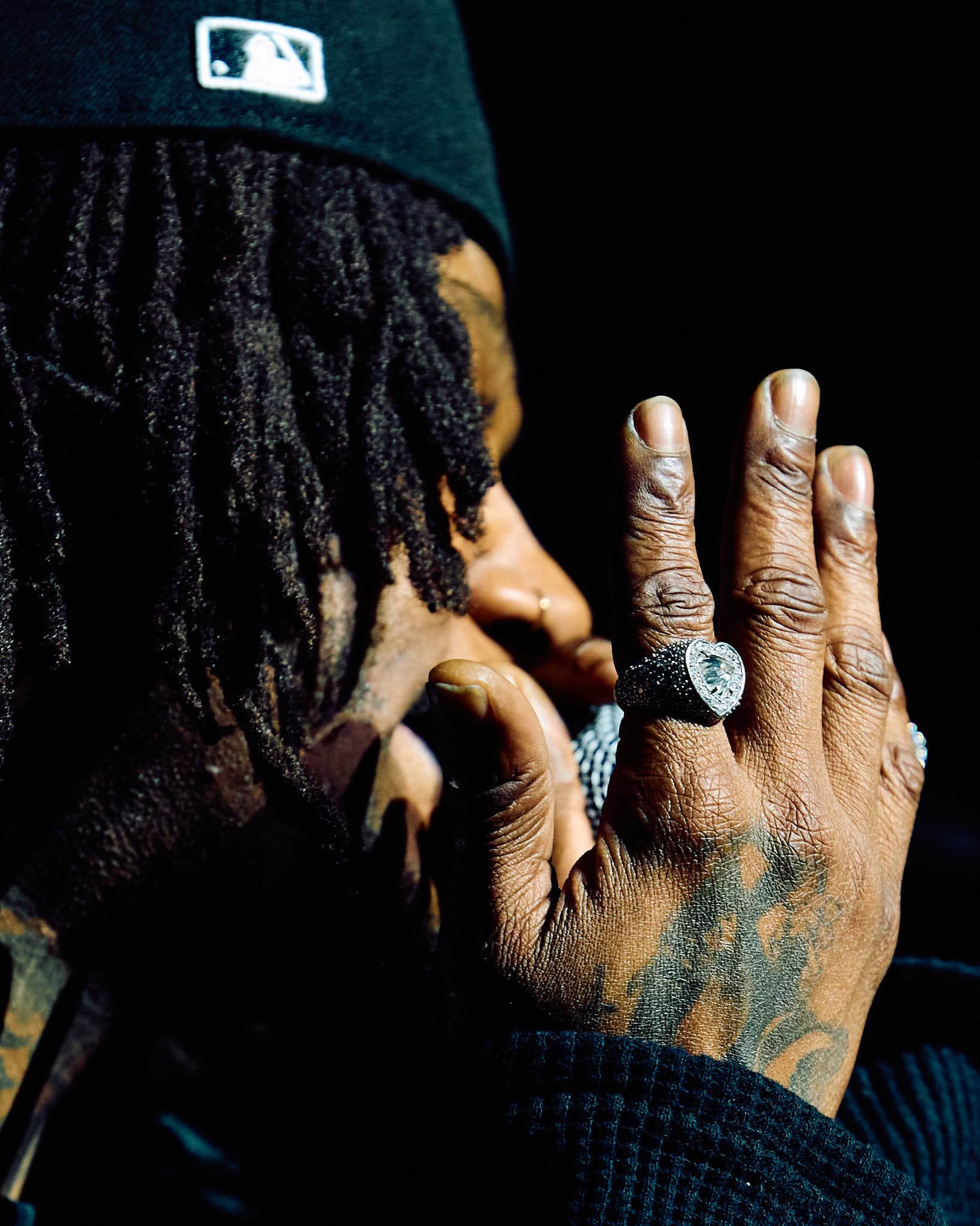 Festival concert photography of JID performing at God Does Like Paradise Tour. Artistic tour music performance captured with expertise in alternative artist staging and lighting.